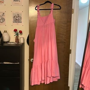 Pink Free People Maxi Dress Size Medium